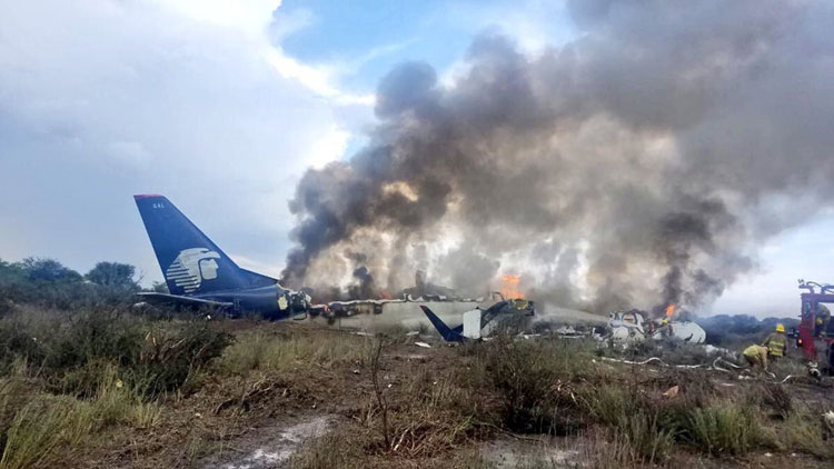Aeroméxico Connect Embraer 190AR plane crash - Durango, Mexico