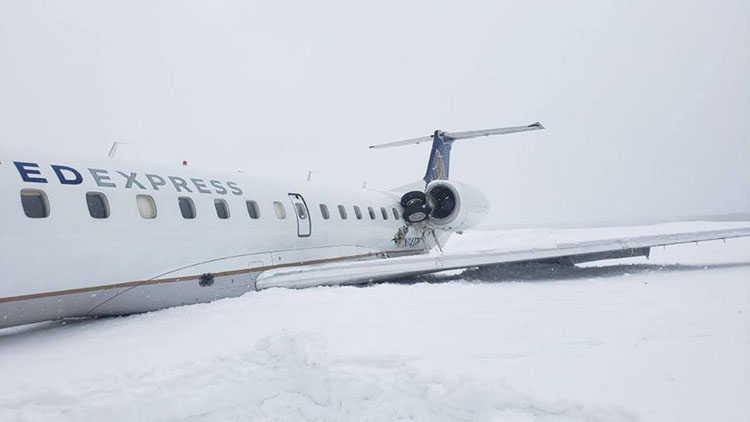United Express Embraer 145XR plane crash - Presque Isle, Maine, USA
