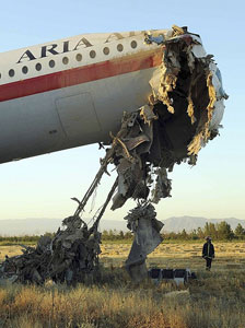 Accident: Aria Air IL62 at Mashhad on Jul 24th 2009, overran the runway