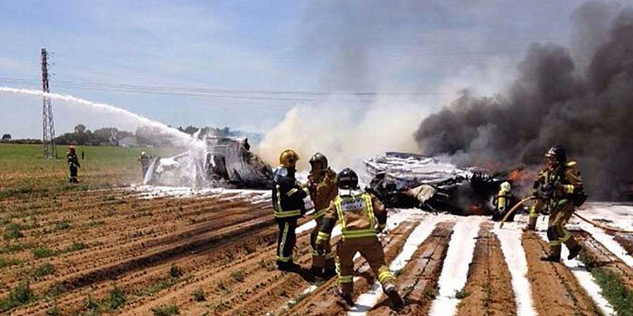 Accident of an Airbus A400M operated by Airbus Defense and Space ...