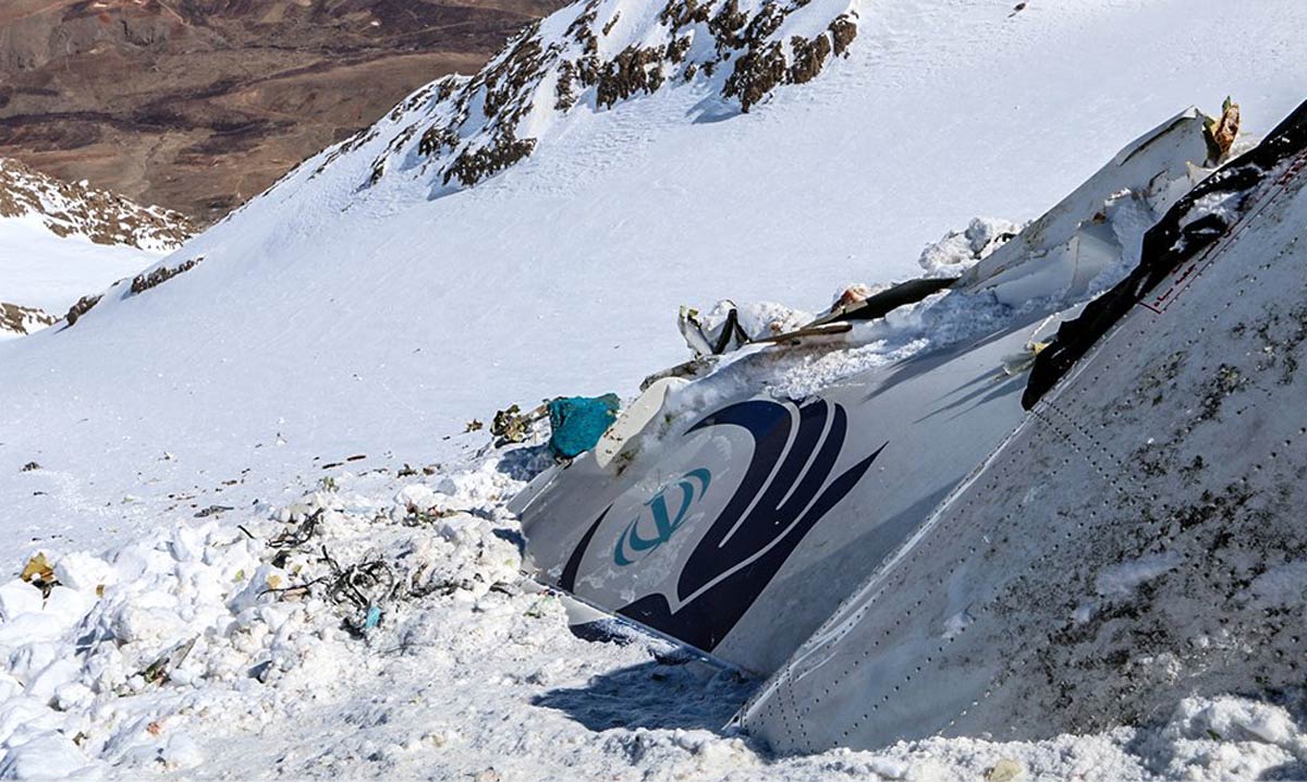 Accident of an ATR 72 operated by Iran Aseman - Yasuj, Iran - 1001 Crash