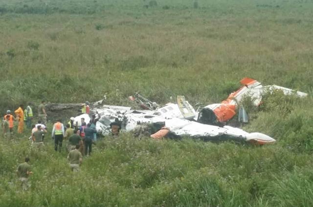 Accident of a Let L-410 operated by Kin Avia - Bukavu, Congo - 1001 Crash